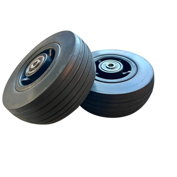 Pride 5" x2" Solid Casters For Quantum Q6 & Jazzy Evo 613 Sold As Pair - Picture 1 of 5